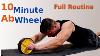 10 Minute Ab Wheel Full Workout