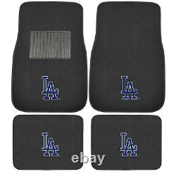 11 MLB Los Angeles Dodgers Car Truck Floor Mats Seat Covers Steering Wheel Cover