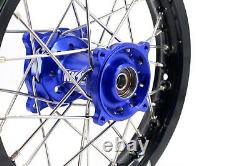 14 12 Kid's Small Rim Set Spoked Wheel Fit Yamaha Dirtbike Yz65 2019 Cnc Hub