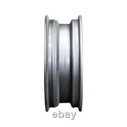 15 x 5 5 Lug Silver Mod Solid Steel Trailer Wheel Single 5x5 / Set (4)