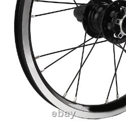 16 Inch Wheel Set Double Aluminum Alloy Rims 305 Disc Brake 6 Pin 11 Speed