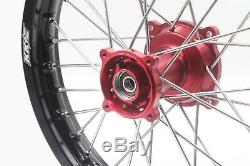 17 / 14 Kid's Small Wheel Set Fit Honda Oem Size Crf150r 07-18 Riim Red Cnc Hub