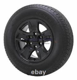 17 Chevrolet Silverado 1500 Gloss Black Wheels Rims & Tires Oem Set (4) 2014