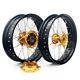 17 Supermoto Wheels Rims Hubs Set For Suzuki Drz400 S Sm 05-18 Drz400 E 00-04