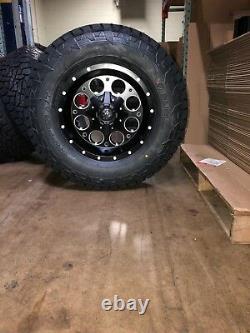 17x9 Fuel D525 Revolver Fuel AT Wheel and Tire Package Set 5x5.5 Dodge Ram 1500