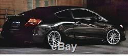 18 Ground Force GF7 18x9 5x108 Fits Ford Focus RS ST Concave Wheels Rims Set 4