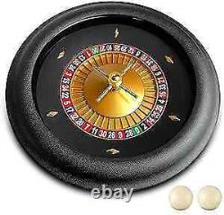 18 Inches ABS Professional Roulette Wheel Set, Casino Grade Roulette Set with