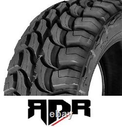 18 Polished Aluminum Wheels Rims Tires 33 12.50 18 Mt Mud 8 Chevrolet Gmc Set
