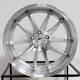 18x9.5 5x100 +35 Aodhan Ds02 18 Silver Machined Face Wheels (set Of 4)