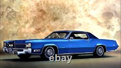 1967-70 GM Cadillac Eldorado Wheel Hubcap Cover CHROME Crest Emblem (SET 4) GC++