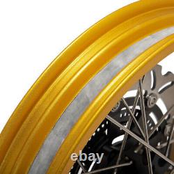 19'' Front 17'' Rear Spoked Wheel Disc set Gold Rim for HONDA CB500X 2013-2018