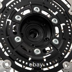 19''x17'' Black Hub Gold Rim Front Rear Wheels Spokes Disc set for Honda CB400X