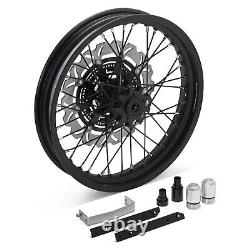 19in Front 17in Rear Spokes Wheels Black Rims Disc set for Honda CB 400 X CB400X