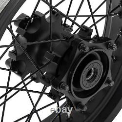 19in Front 17in Rear Spokes Wheels Black Rims Disc set for Honda CB 400 X CB400X