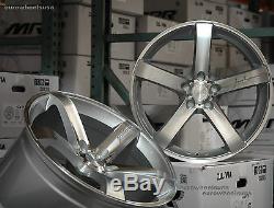 19x8.5 /19x9.5 5x120 MRR VP5 Silver 19 Concave Wheels Rims Set Fits BMW E46 M3