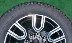 2021 Factory GMC Sierra Black Wheels Tires 2500HD AT Set New OEM GM 20 Goodyear
