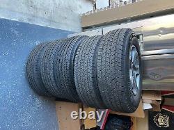 2021 Jeep Wrangler, 17 OEM Wheels, Slightly Used Tires (1,000 mi.), Set of 5