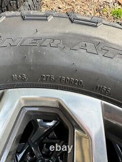 2024 GMC Sierra 1500 OEM Wheels and Tires (Set of 4) LIKE NEW! 20 X31 Offroad