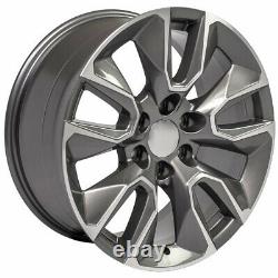20 5916 Rims and Goodyear Tires SET Fit Tahoe Silverado RST Gunmetal Machined