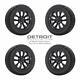 20 Chevrolet Silverado 1500 Gloss Black Wheels Rims & Tires Oem Set (4) 2019