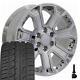 20 Chrome 5661 Wheels, Tires & Tpms Set Fit Escalade Sierra Yukon