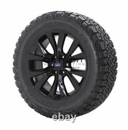 20 Ford F150 Gloss Black Wheels Rims & Tires Oem Set (4) 2007-2021 10003