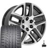 20 Gunmetal 5913 Wheels & Goodyear Tires Set Fits Escalade Sierra Yukon