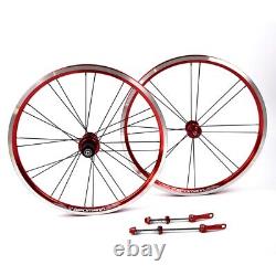 20 Inch 406 Folding Bike Small Wheels BMX MTB Bicycle Wheelset Clincher Rims