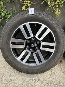 20 Toyoyta Limited OEM wheels tires full set Machined Black 69561 275 55R20 55