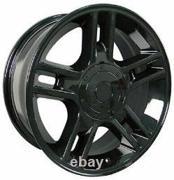 20 Wheel Tire SET Fit Ford F150 Harley Style Black Rims GY Tires
