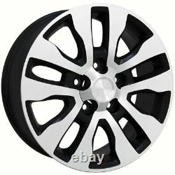20 Wheel Tire SET Fit Toyota Tundra Style Black Mach'd Rims GY Tires 69533