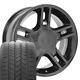 20 Inch Black 3410 Rims & Goodyear Tires Set Fit Ford F150 20x9 Harley Style