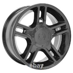 20 inch Black 3410 Rims & Goodyear Tires SET Fit Ford F150 20x9 Harley style