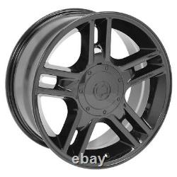 20 inch Black 3410 Rims & Goodyear Tires SET Fit Ford F150 20x9 Harley style
