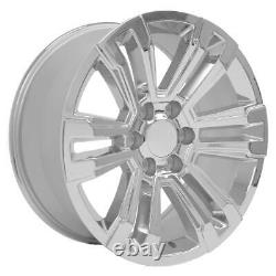 20 inch Chrome 5822 Wheels & Goodyear Tires SET Fits GMC Yukon Sierra Denali
