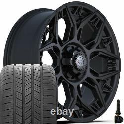 20in 4PLAY Wheel SET for RAM Chevy GMC Ford & 275/55R18 Goodyear 4PS60