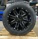 20x10 Ion 141 33 Amp At Black Wheel Tire Set Package 8x170 Ford Super Duty F250