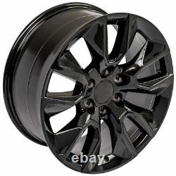 20x9 23377015 Gloss Black Wheel & GY Tire SET Fits 2019 GMC Sierra 1500