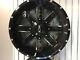 20x9 Ion 141 35 At Black Wheel And Tire Package Set 8x6.5 Chevy Silverado Hd