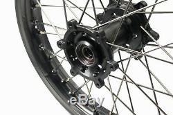 21/18 Enduro Wheels Set For Suzuki Drz400 2000-2004 400sm 2005-2019 Titanium Hub