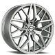 22 Shift Wheels Spring Silver Machined Rims