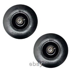 2 Pack 11x4x5 Front Solid Puncture Proof No Flat Tire Assembly 1734013sm