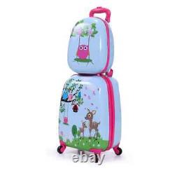 2-Piece Kids Luggage Set for Boys Girls