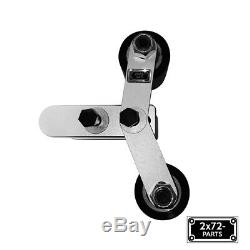 2x72 Belt Grinder Small Wheel Holder set with 2 Deflector Wheels & Bracket