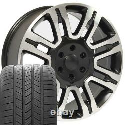 3788 Black 20 Wheel & Goodyear Tire SET Fits Ford Expedition & F150