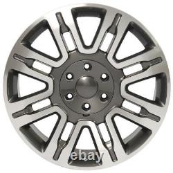 3788 Gunmetal Machined 20 Wheel & Goodyear Tire SET Ford Expedition