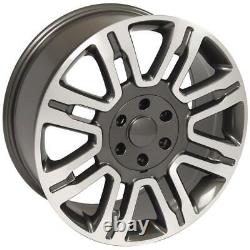 3788 Gunmetal Machined 20 Wheel & Goodyear Tire SET Ford Expedition