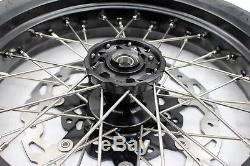 3.5/4.2517 Cst Tire Fit Suzuki Drz400sm 2005-2018 Supermoto Wheels Rims Set Blk