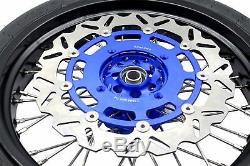 3.5/4.2517 Tire Fit Suzuki Drz400s Drz400e Drz400sm Supermoto Wheels Rims Set