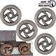 4pack Mining Ore Car Small Track Mine Cart Wheel Cast Iron 7 1/4 Dia Fit For Lg